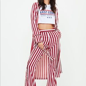 Striped Duster Jacket